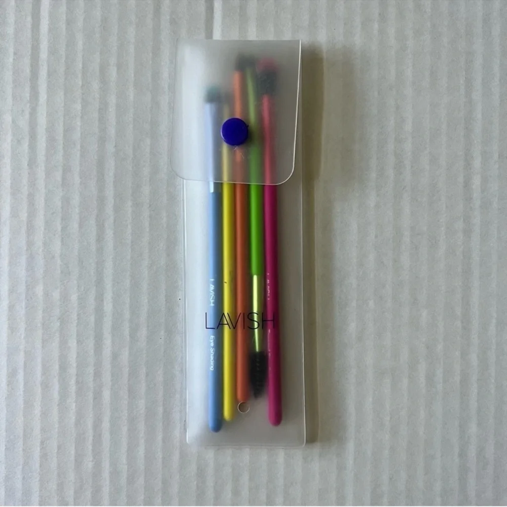'LAVISH' 5-Piece Brush Set & wet brush cleaning system